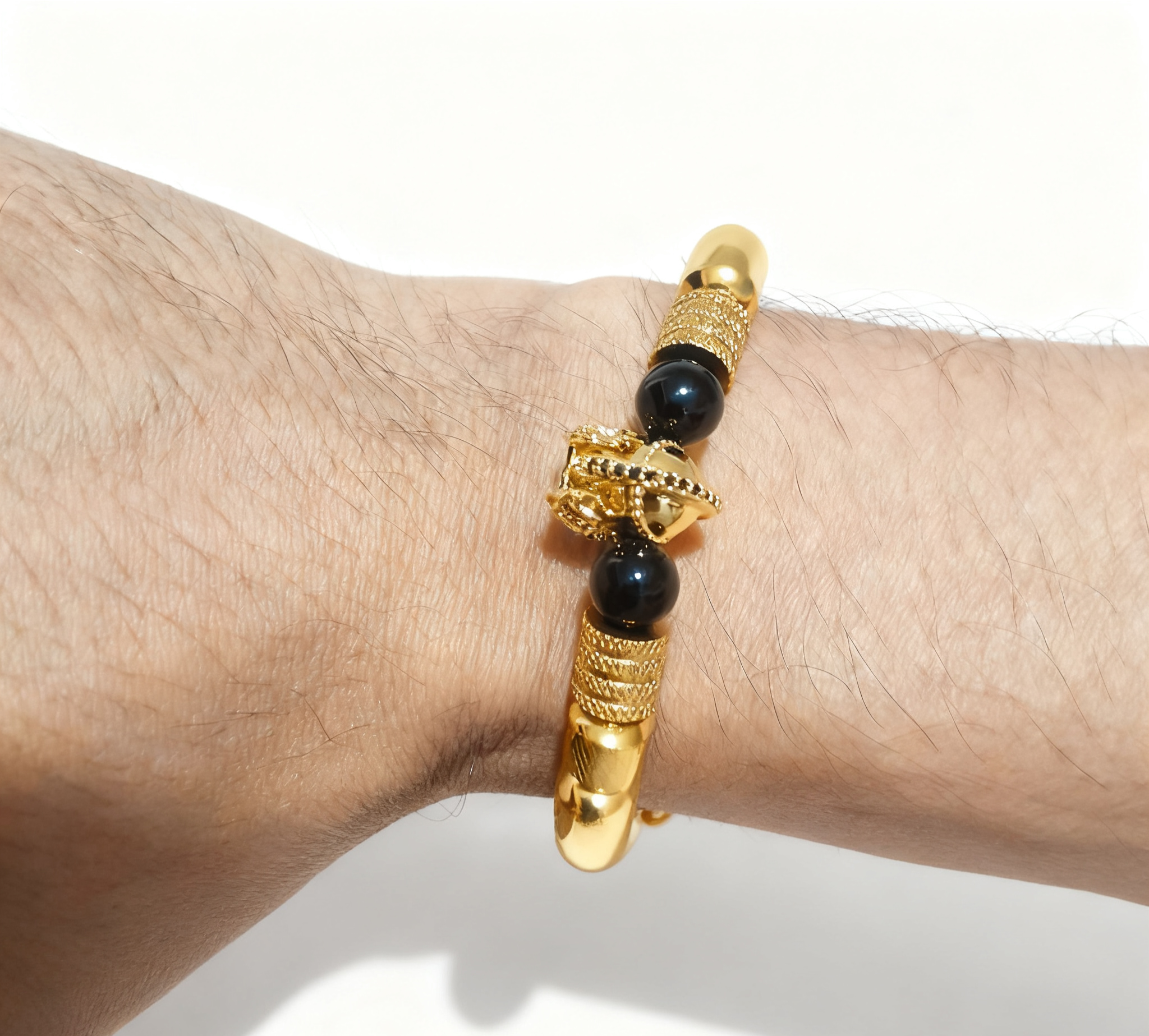 Pulsera de Acero Inoxidable para Caballero – Elegante y Resistente